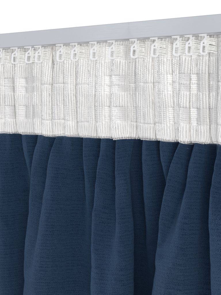 Curtain AUSTRA 1x140x300 velvet blue