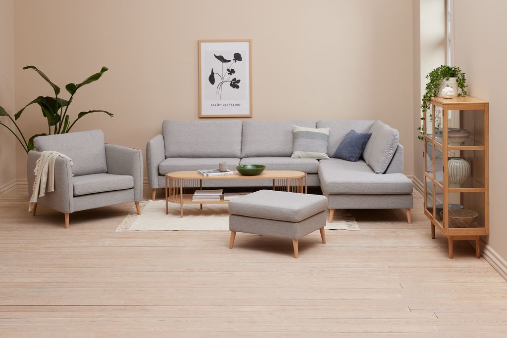 Display cabinet LANGELINIE 2 doors oak