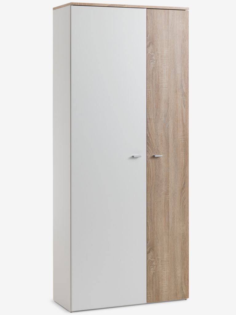 Hallway unit BELLE 2 doors white/oak