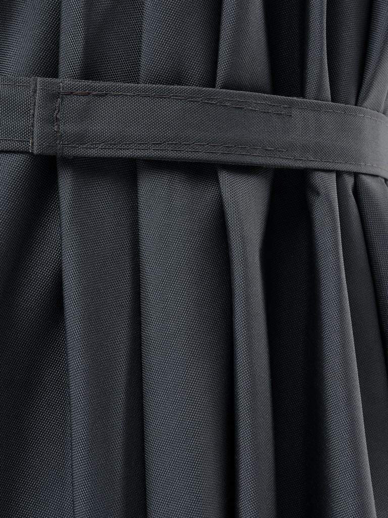 Hanging parasol TRONDHEIM D300 grey