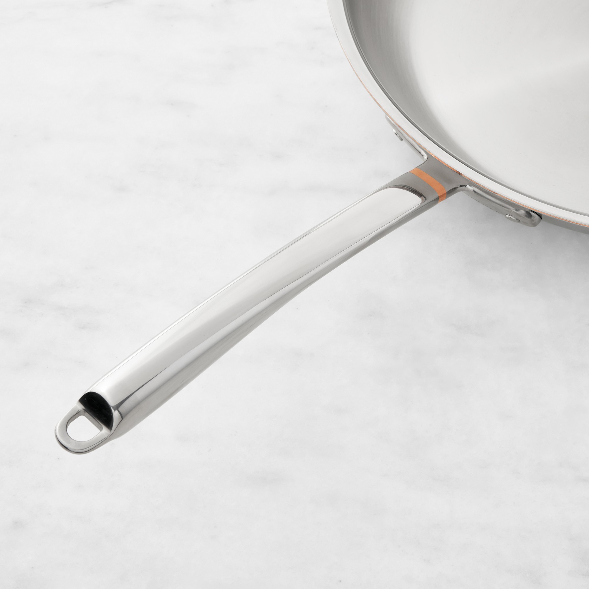 Williams Sonoma Signature Thermo-Clad™ Copper Pro Wok, 13
