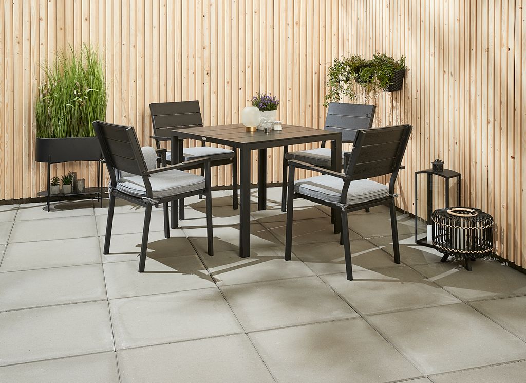 Garden cushion chair seat UDSIGTEN light grey