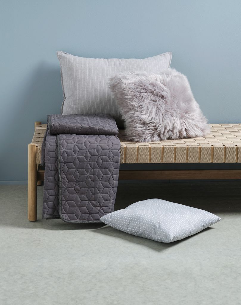 Bedspread ROSENTRE 160x220 grey