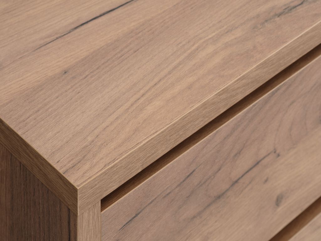 Desk LIMFJORDEN 60x120 4 drawers natural oak colour