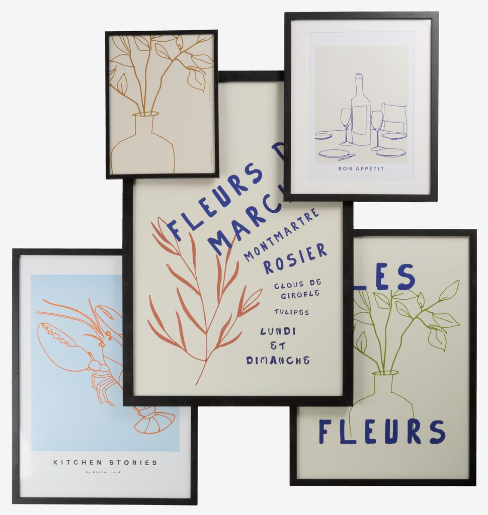 Picture frame OSCAR 30x40cm black