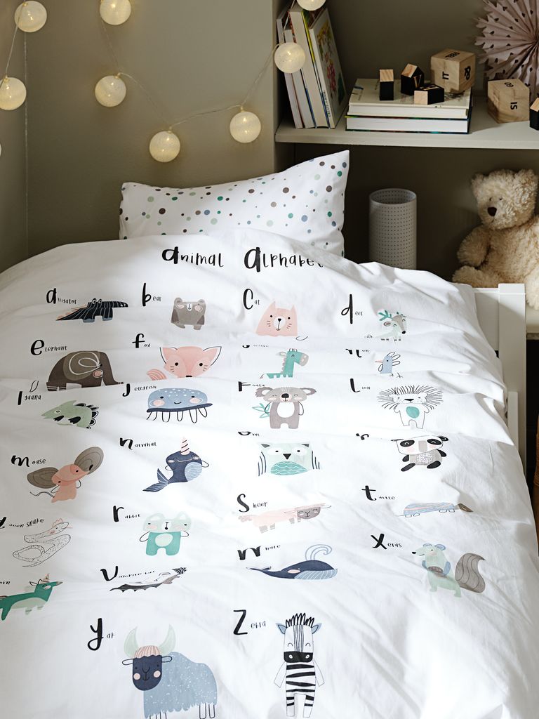 Junior duvet cover set ALICE 100x140 green