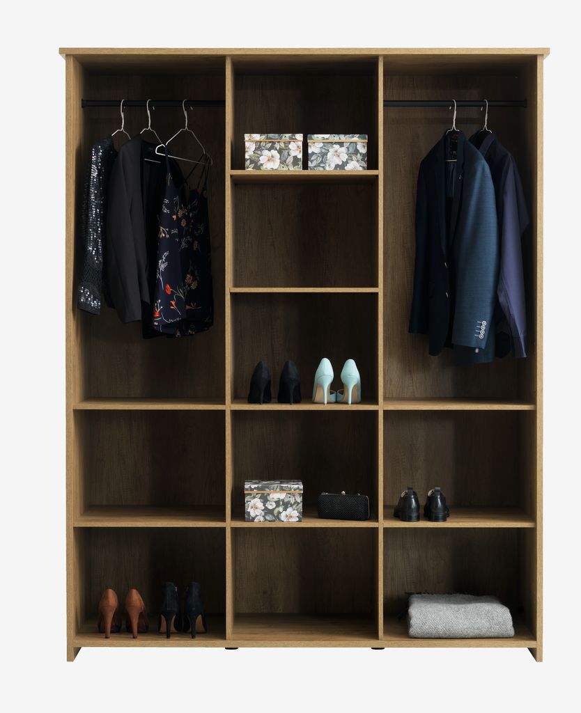 Wardrobe MANDERUP 166x210 3 doors wild oak colour