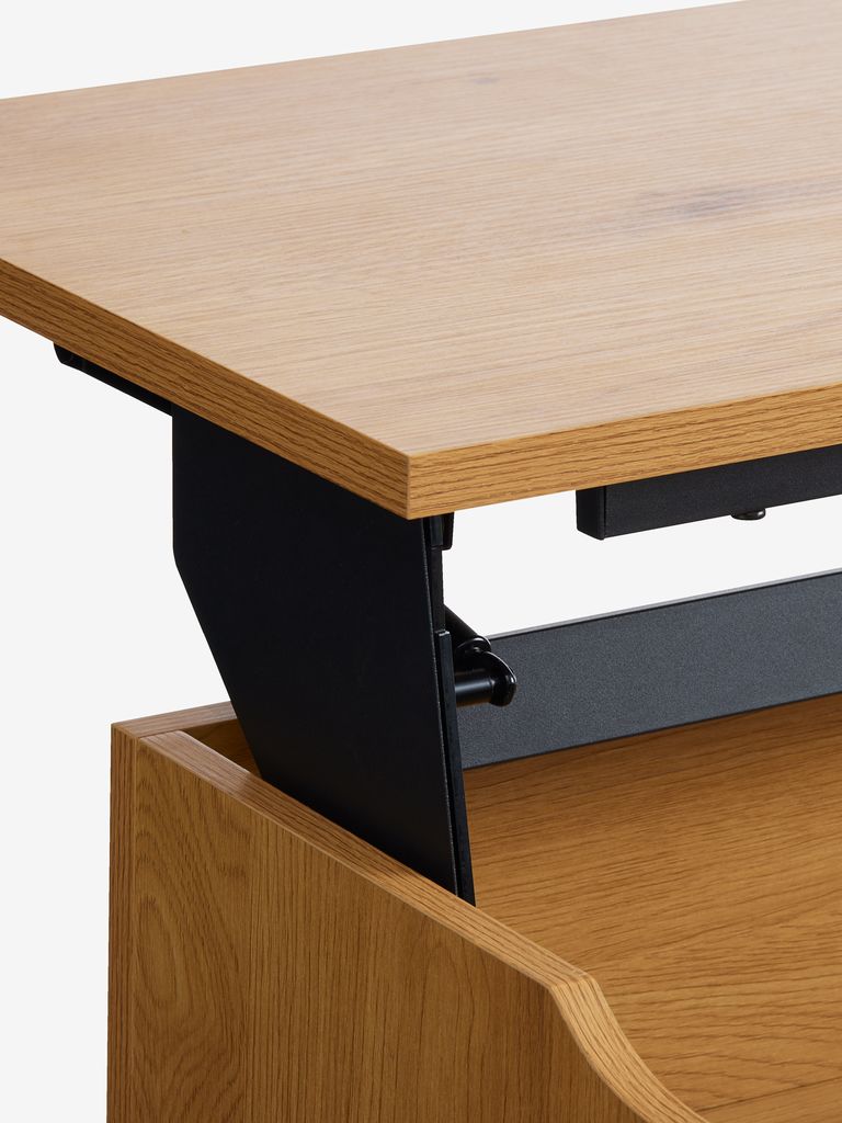 Coffee table AABENRAA L110 lift-top/storage oak colour