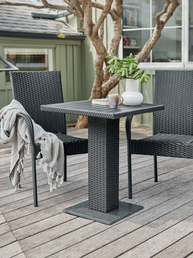 Bistro table THY W60xL60 black