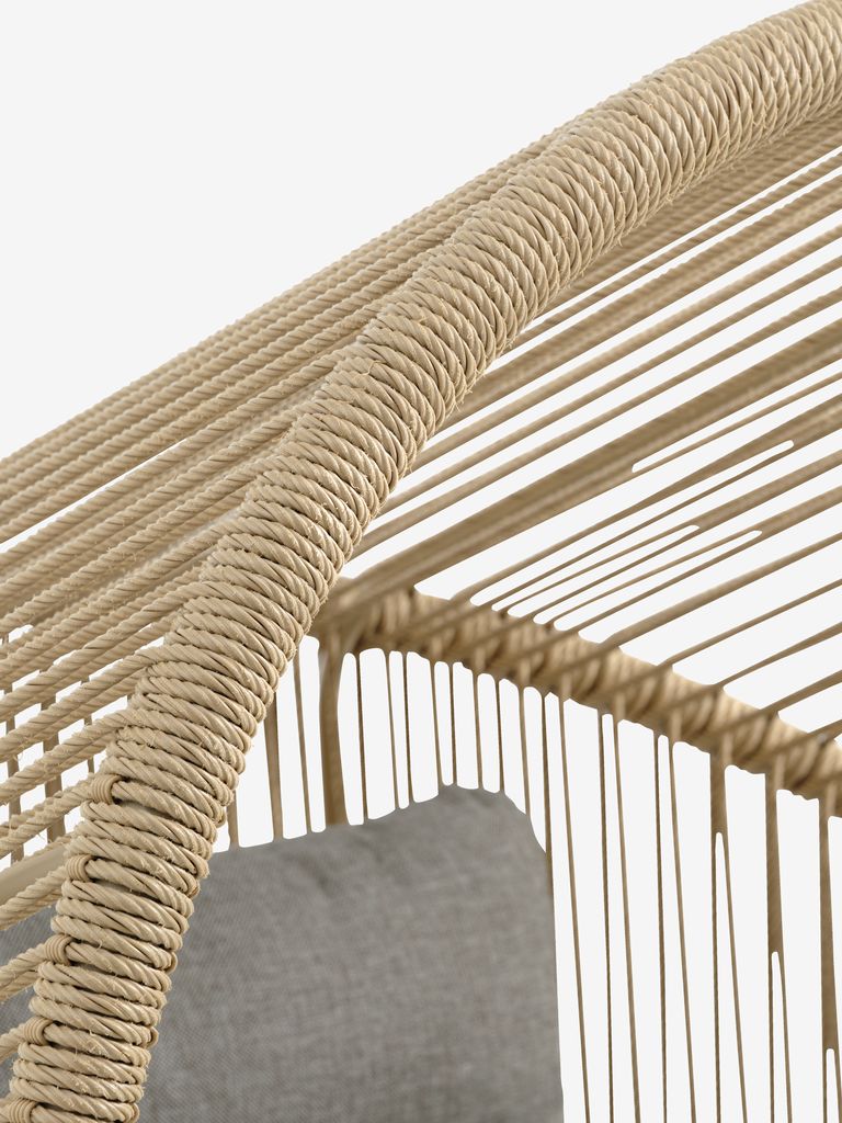 Lounge chair HALVREBENE natural