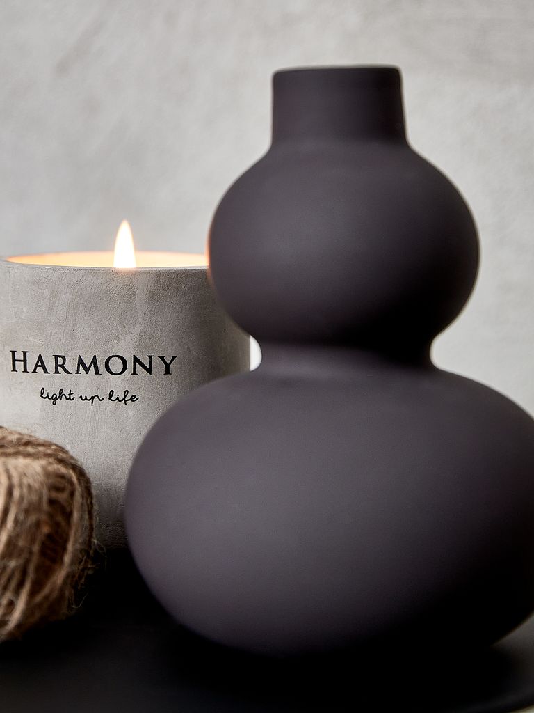 Vase ROBERT D11xH15cm black