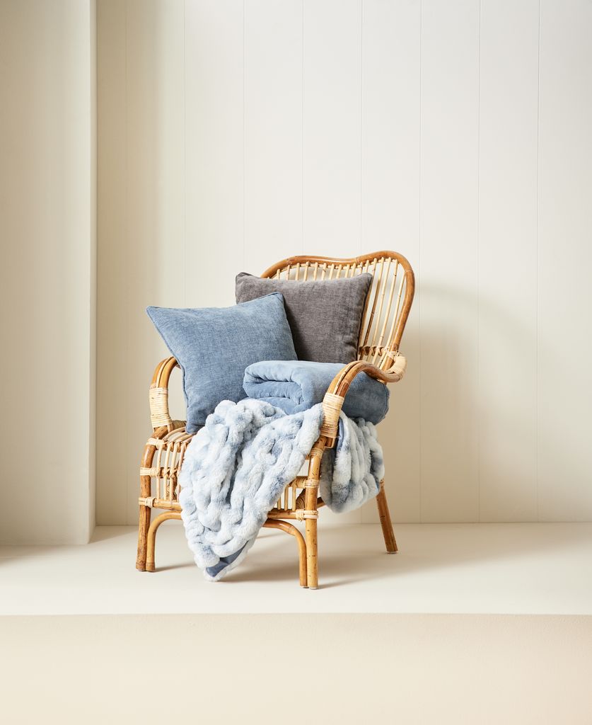 Fleece throw DRAGEHODE 140x200 blue