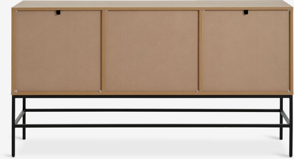 Sideboard HEMDRUP 2 doors 1 drawer oak colour