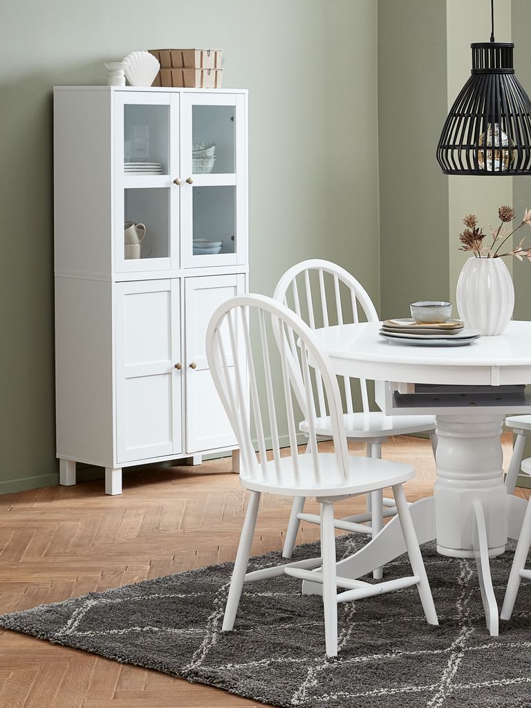 Display cabinet SKALS 2 doors white