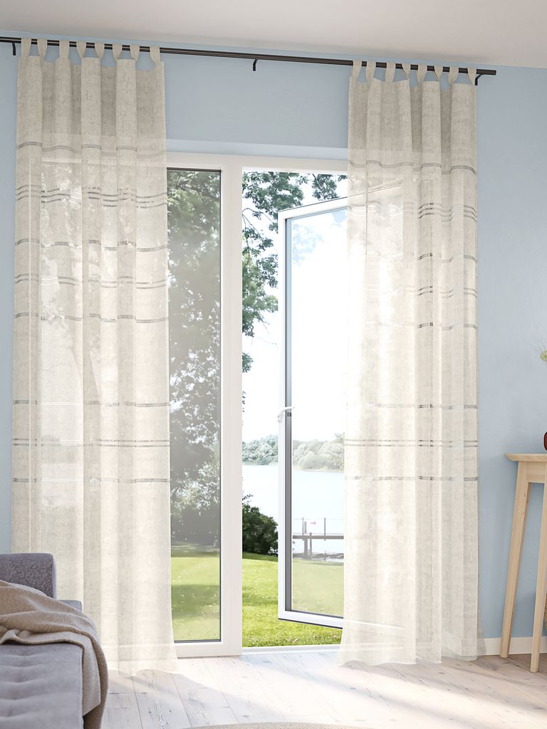 Curtain LYR 1x140x300 linen