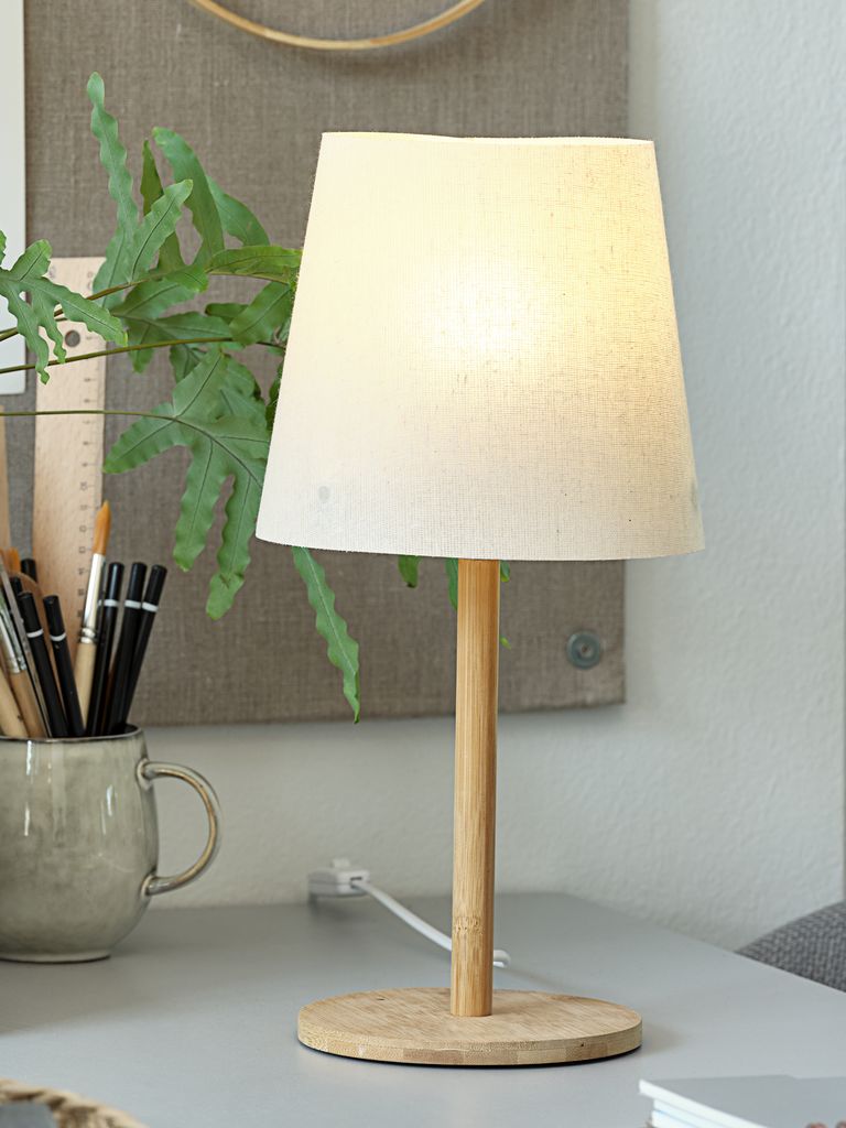 Table lamp JULIUS D19xH39cm natural