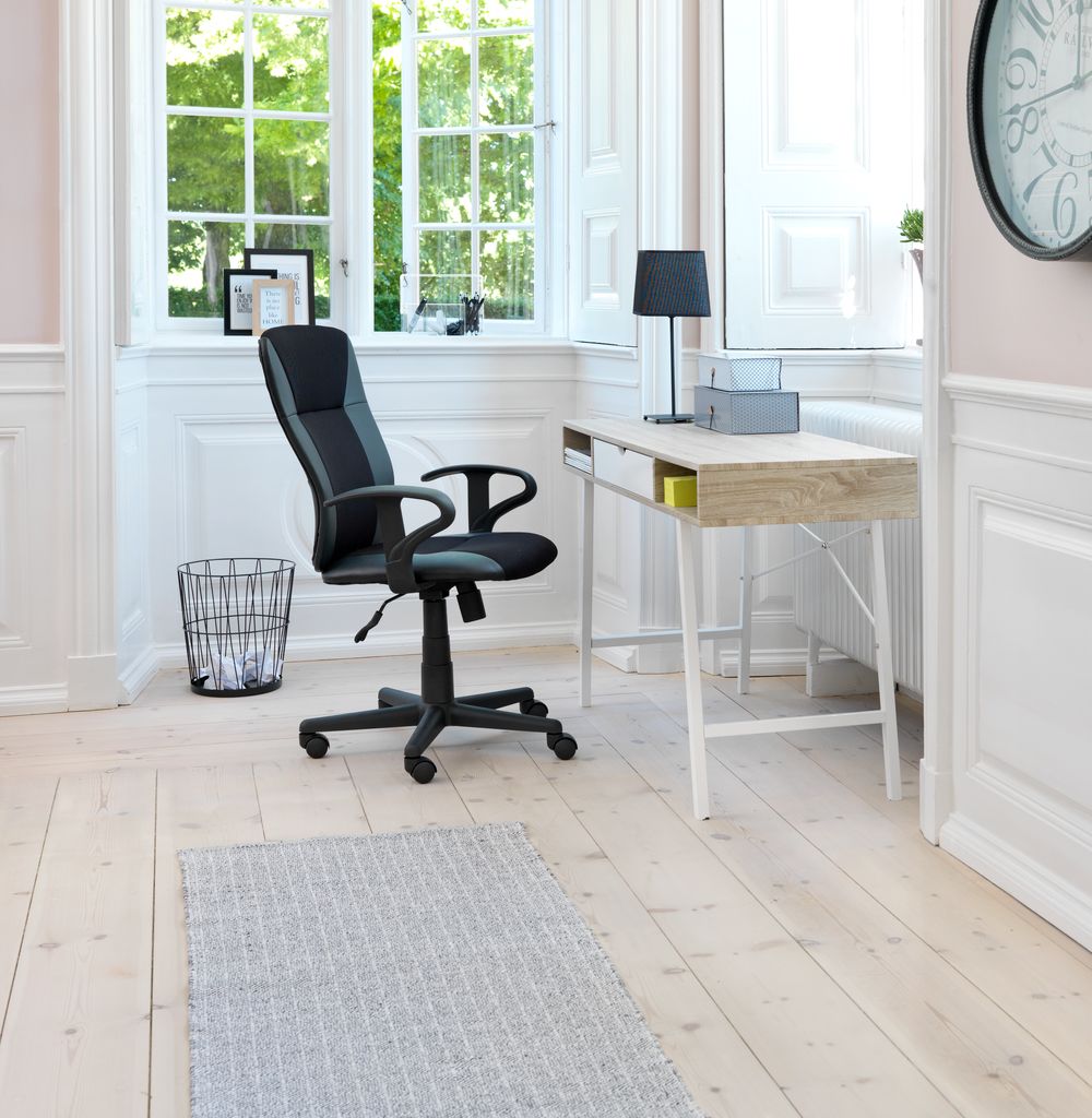 Desk ABBETVED 48x120 oak/white