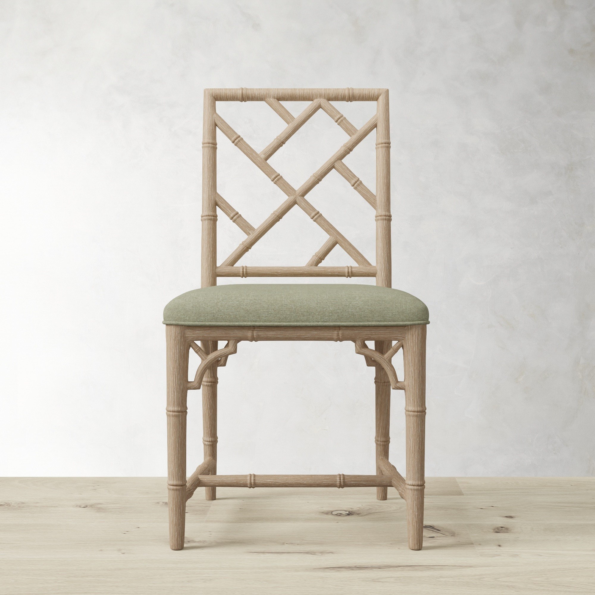 Chippendale Upholstered Bistro Side Chair