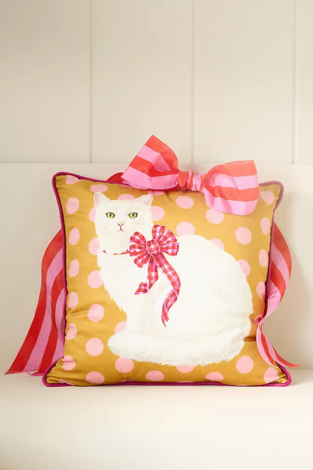 Kitschy Animal Velvet Printed Pillow
