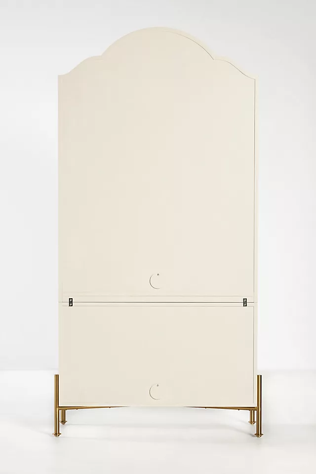 Livia Glass & Wood Storage Hutch