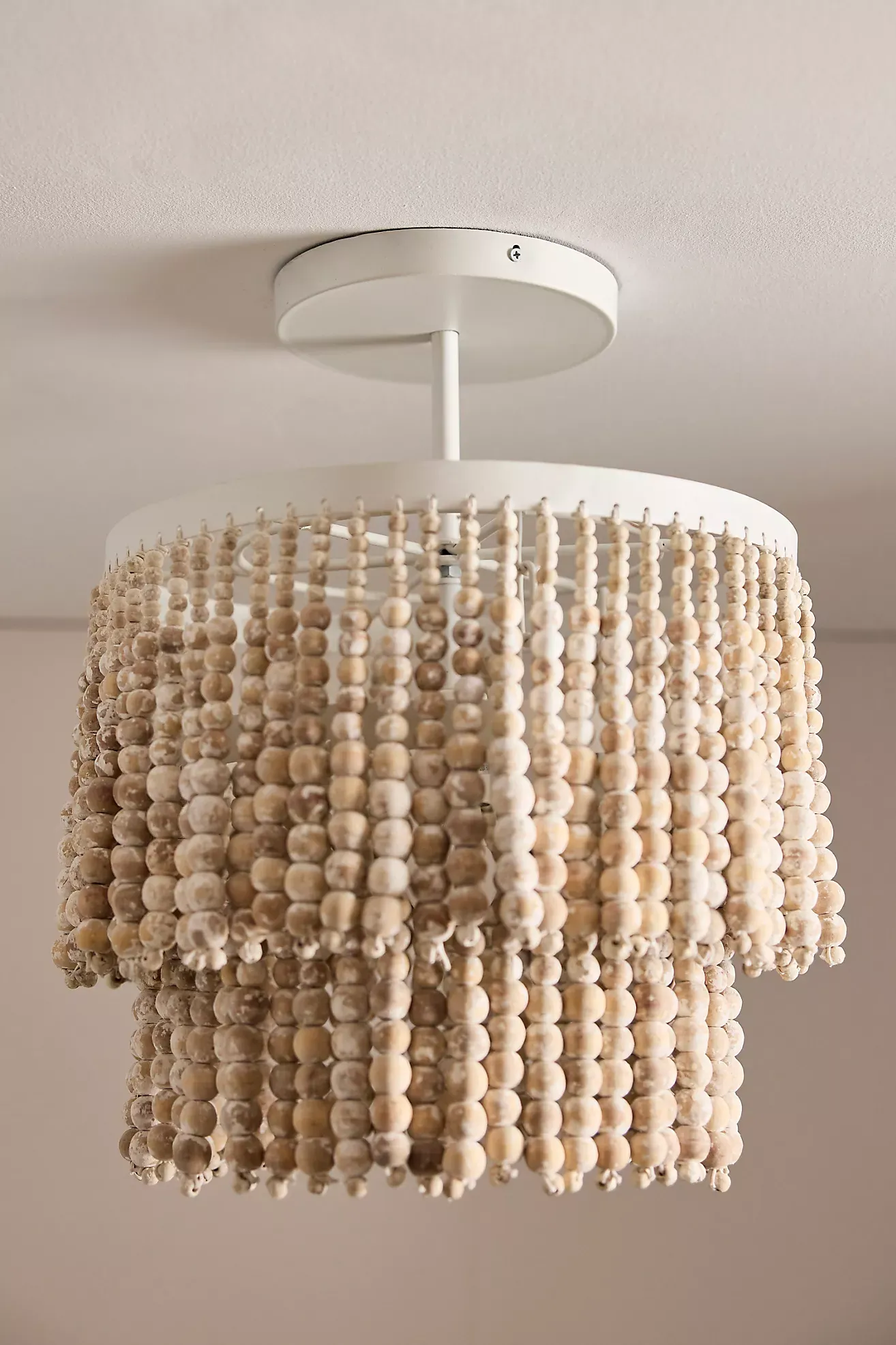 Beaded Flush Mount Ceiling Light