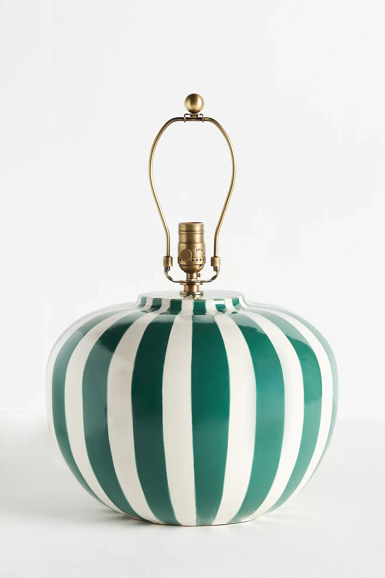 Lys Striped Ceramic Table Lamp Base
