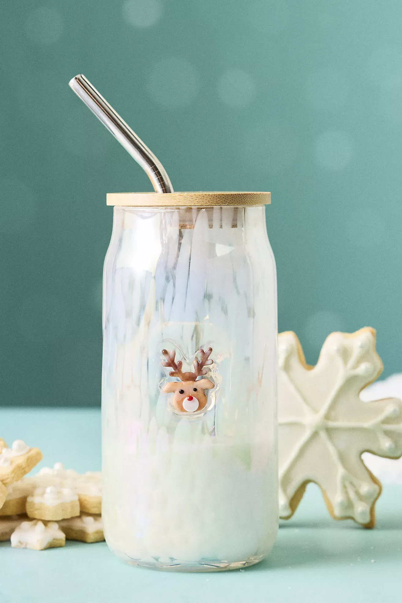 The Festive Confetti Icon Juice Glass Tumbler with Lid