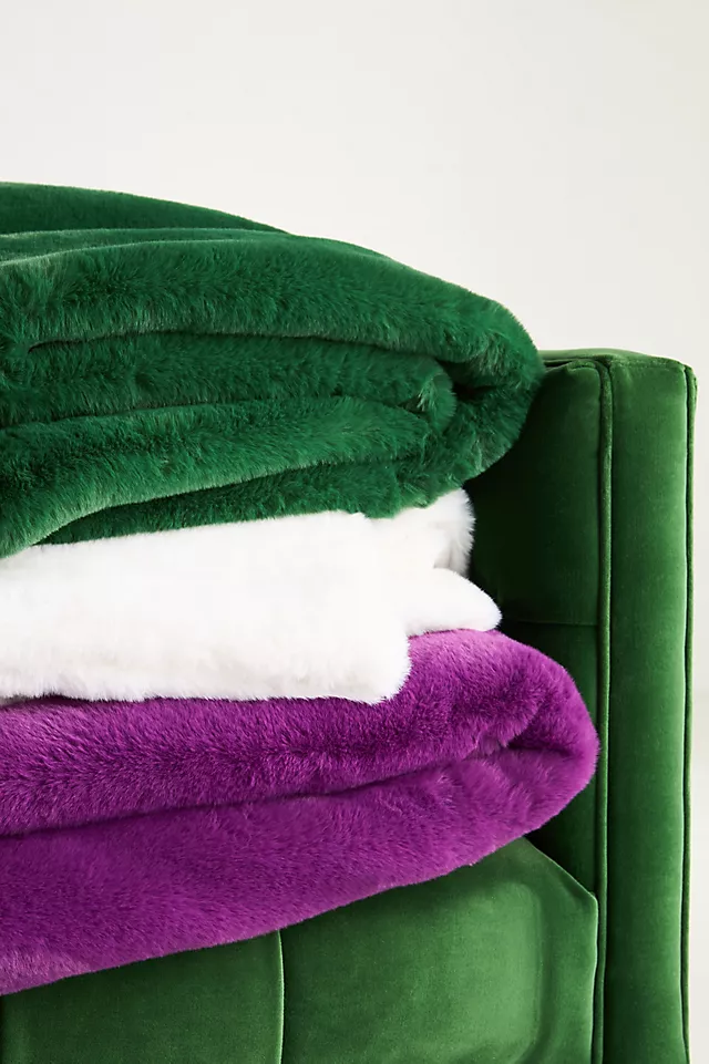 The Sophie Faux Fur Throw Blanket