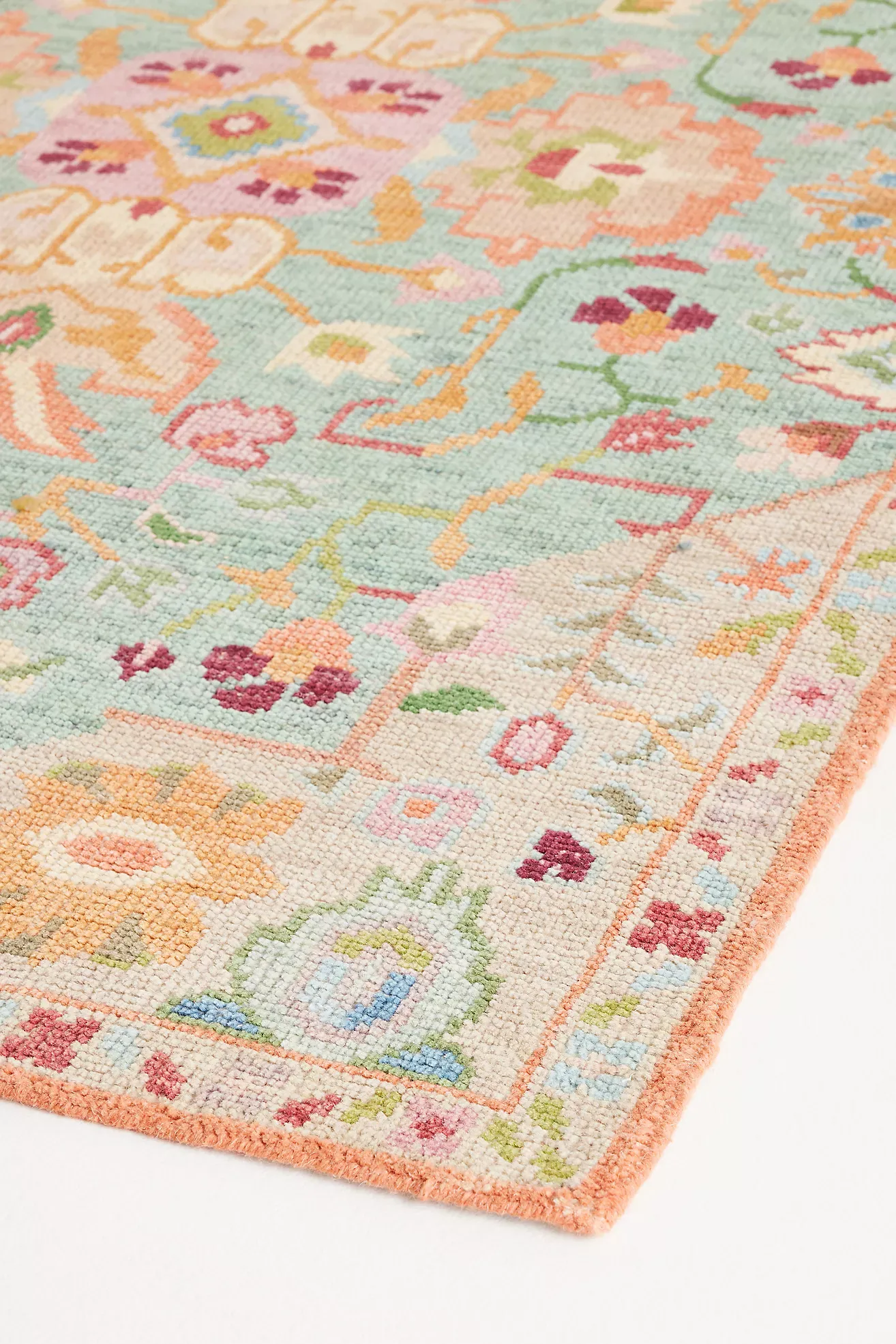 Crisanta Hand-Knotted Wool Persian-Inspired Rug