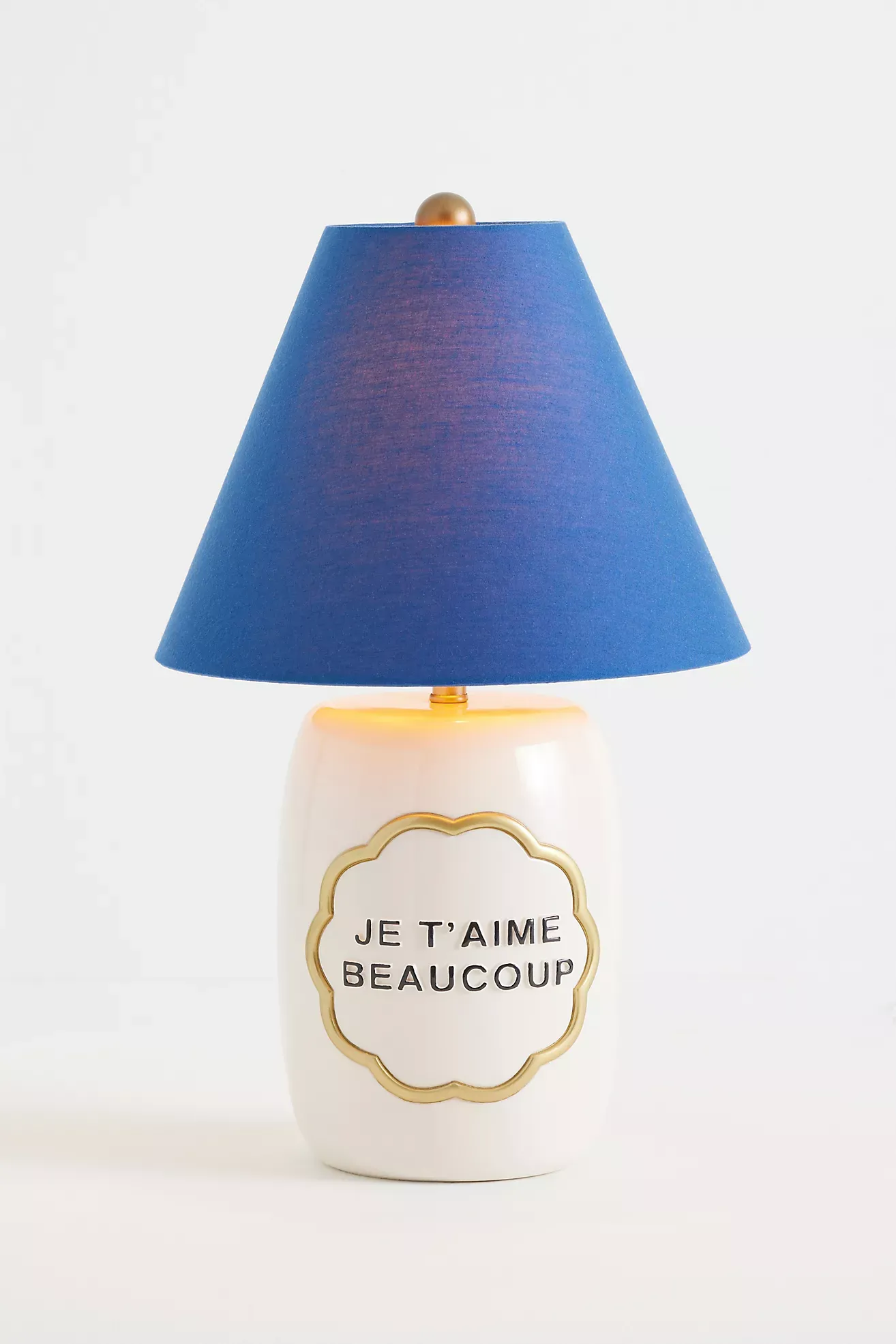 Claudette Text Table Lamp