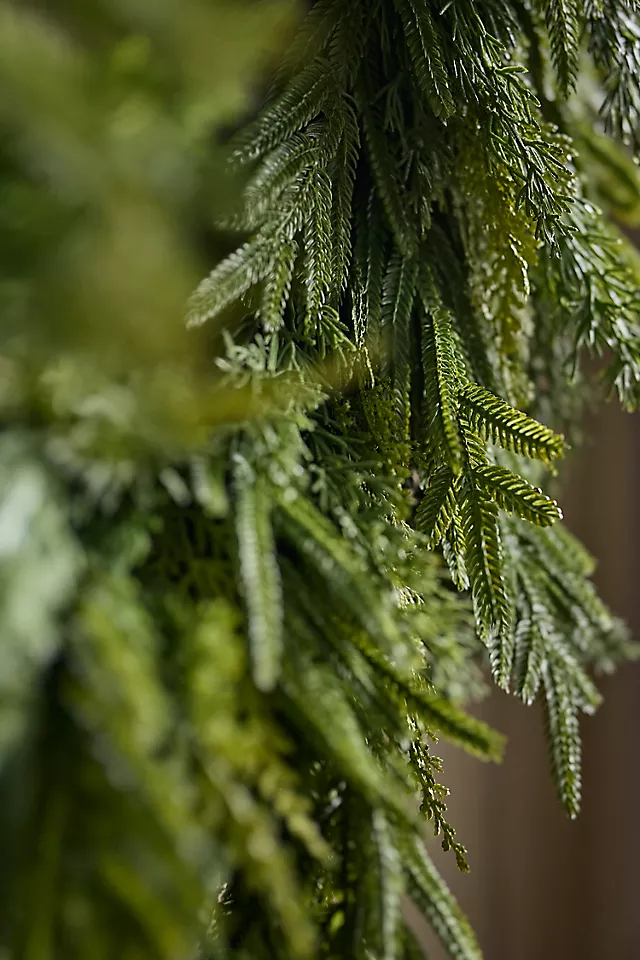 Faux Mixed Evergreen Wreath