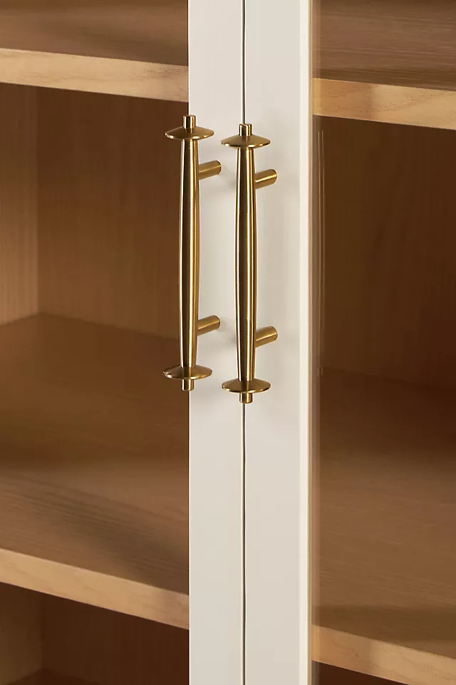 Livia Glass & Wood Storage Hutch