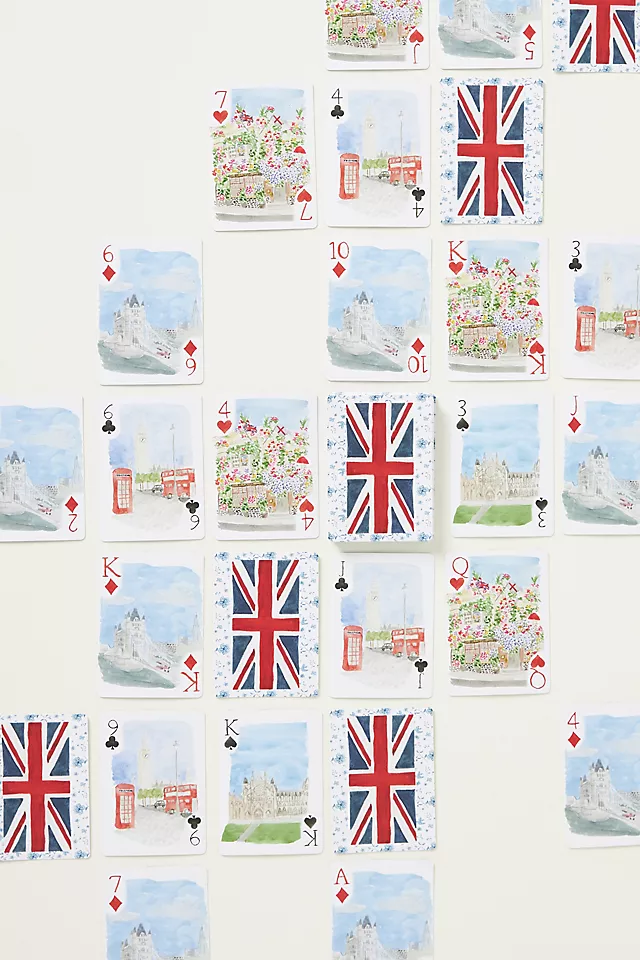 Loulou Baker Watercolor Playing Cards