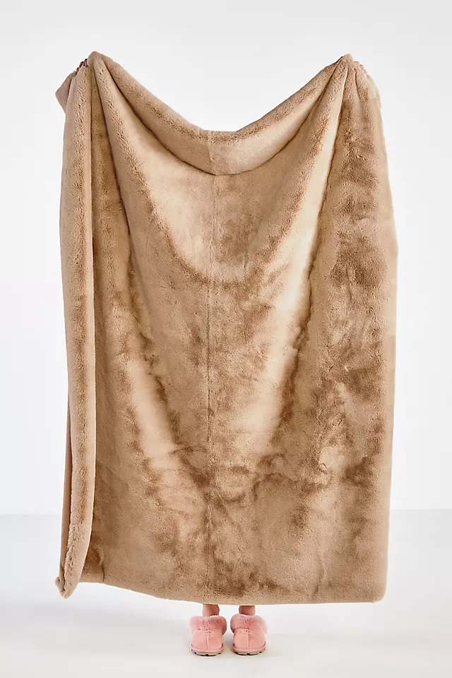 The Sophie Faux Fur Throw Blanket