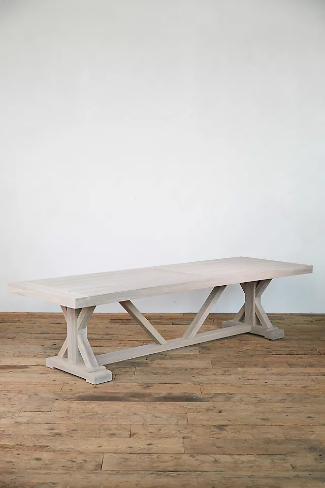 Trestle Teak Dining Table
