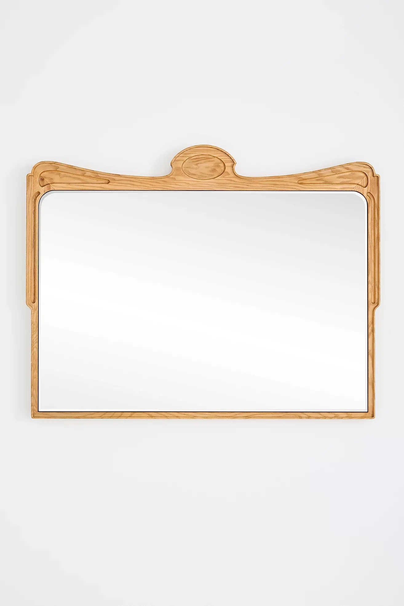 Victoria Wood Mantel Mirror