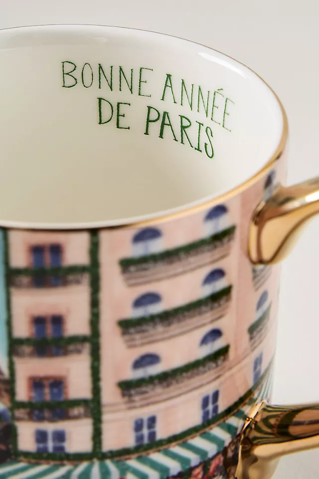Holiday in the City Stoneware Mug