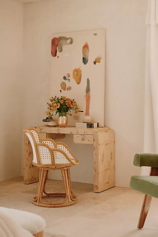 Shura Burl Console Table