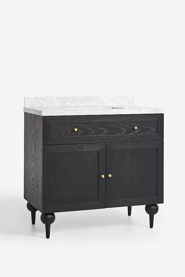 Fern Marble-Top Single Bathroom Vanity