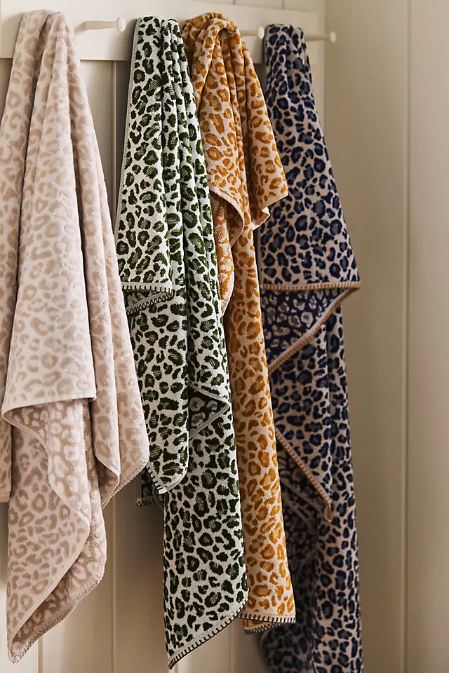 Lola Leopard Bath Towel Collection