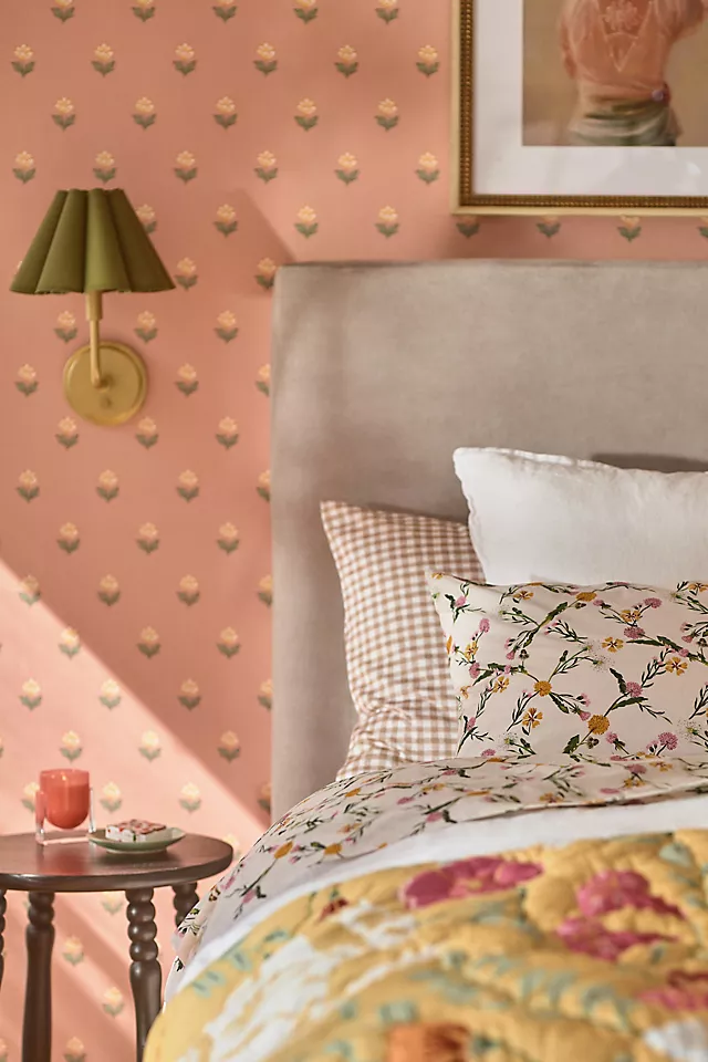 The Organic Cotton Sateen Printed Sheet Set by Maeve