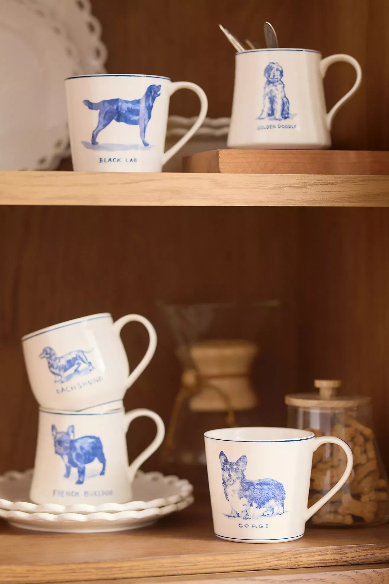 Molly Hatch Stoneware Dog Mug