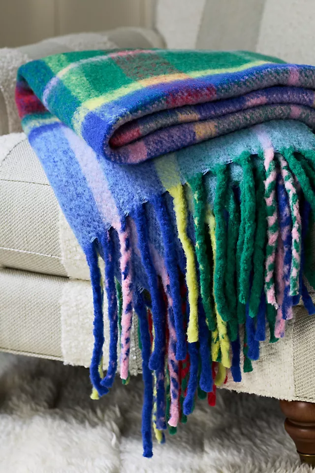 Tartan Wool Plaid Throw