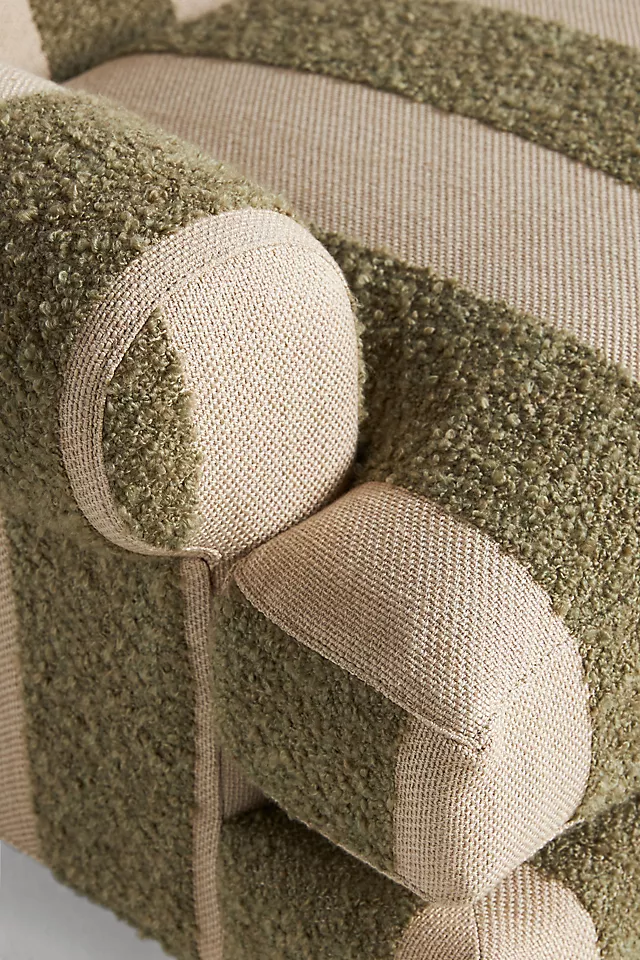 Cecilia Willoughby Bouclé Two-Cushion Sofa