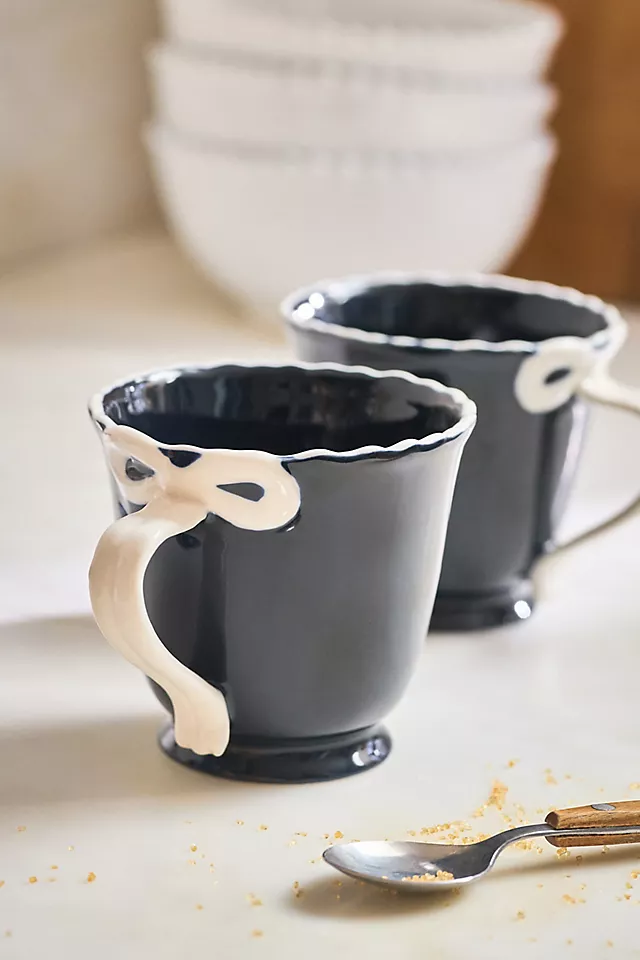 Benedita Bow Stoneware Mug