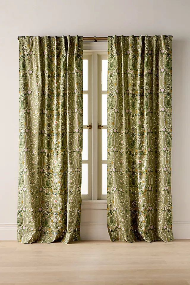 MINDTHEGAP Edelweiss Printed Cotton Curtain