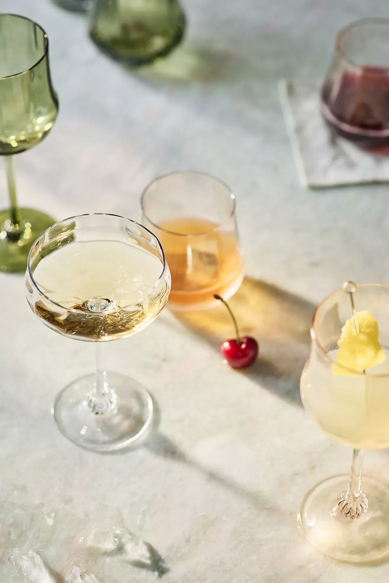 Cybelle Coupe Glasses, Set of 4