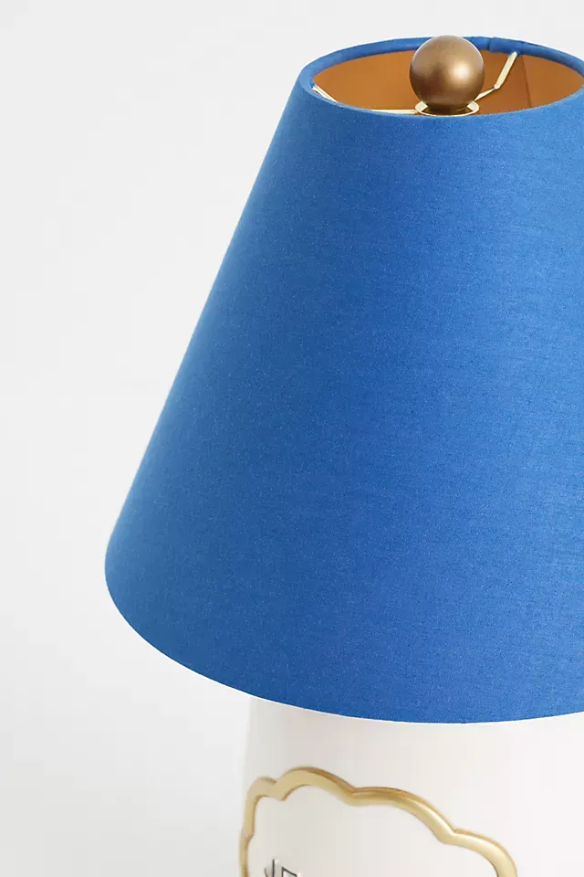 Claudette Text Table Lamp