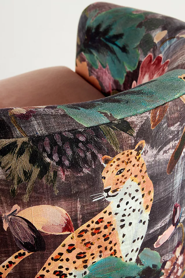 Effie Lena Velvet Tripod Chair