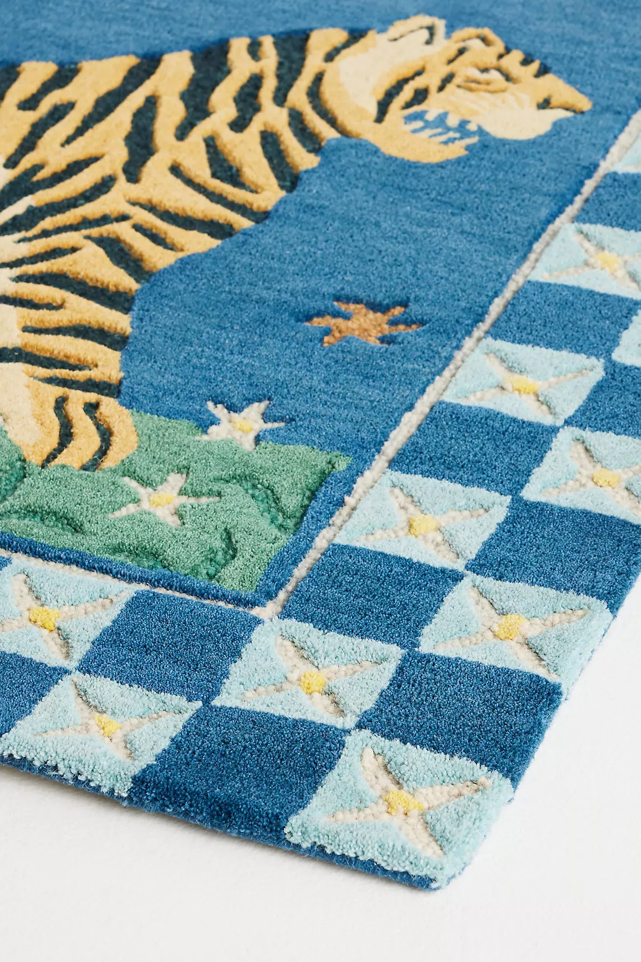 Printed Goods Tiger Hand-Tufted Wool Rug